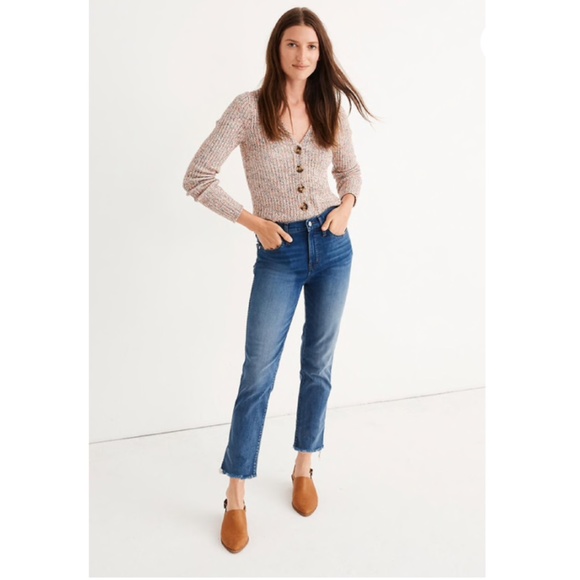 Madewell Denim - Madewell Stovepipe Jeans Chancery Wash Fluffy Hem